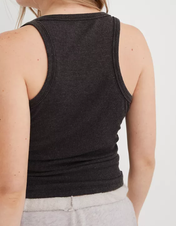 Aerie No BS Henley Tank Top 2 Aerie No BS Henley Tank Top - Image 2
