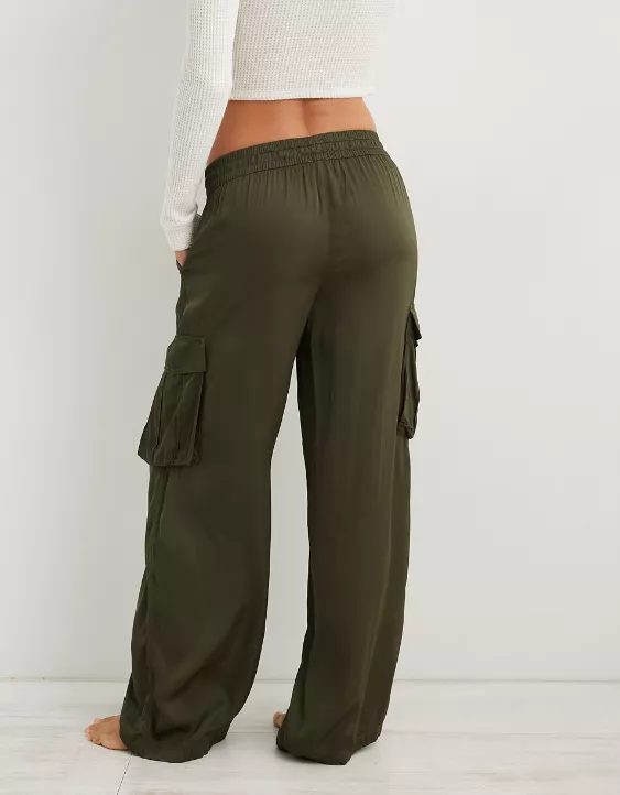 Aerie Shine Cargo Skater Pant 2 Aerie Shine Cargo Skater Pant - Image 2