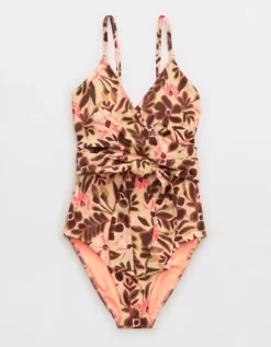 Aerie Wrap One Piece Swimsuit -Outlet Aerie Chic Store 0751 4285 611 f