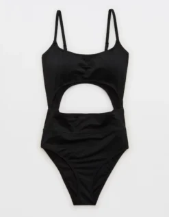 Aerie Seamed Cut Out One Piece Swimsuit 5 Aerie Seamed Cut Out One Piece Swimsuit -Outlet Aerie Chic Store 0751 4655 073 f