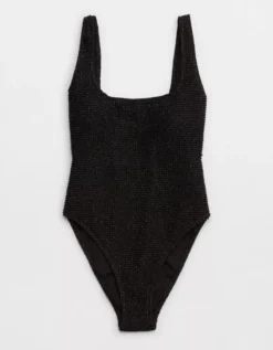 Aerie Lurex Crinkle Babewatch One Piece Swimsuit -Outlet Aerie Chic Store 0751 4777 073 f