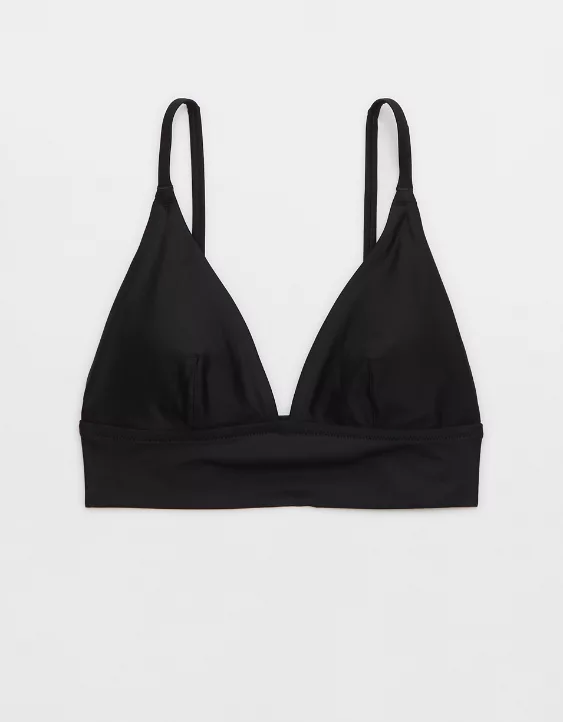 Aerie Longline Triangle Bikini Top 3 Aerie Longline Triangle Bikini Top - Image 3