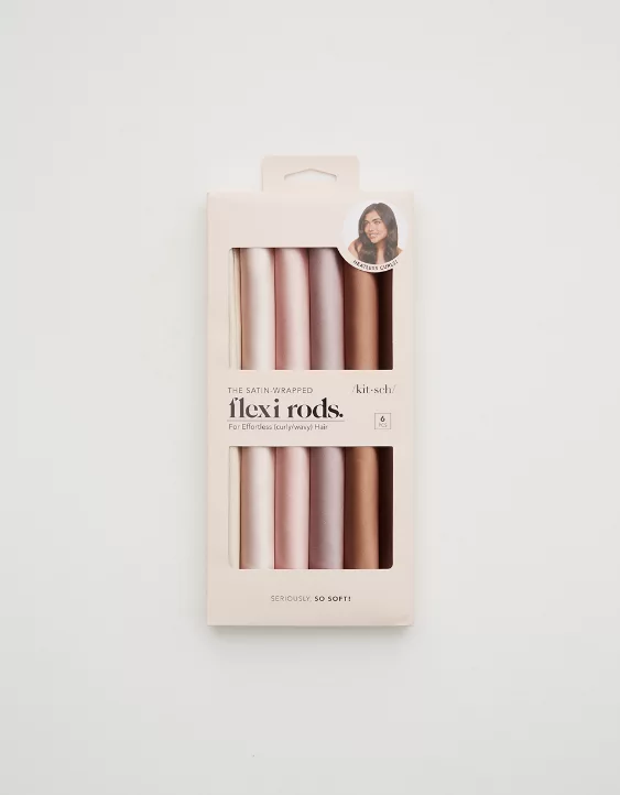 Aerie KITSCH Satin Wrapped Flexi Rods 6-Pack 2 Aerie KITSCH Satin Wrapped Flexi Rods 6-Pack - Image 2