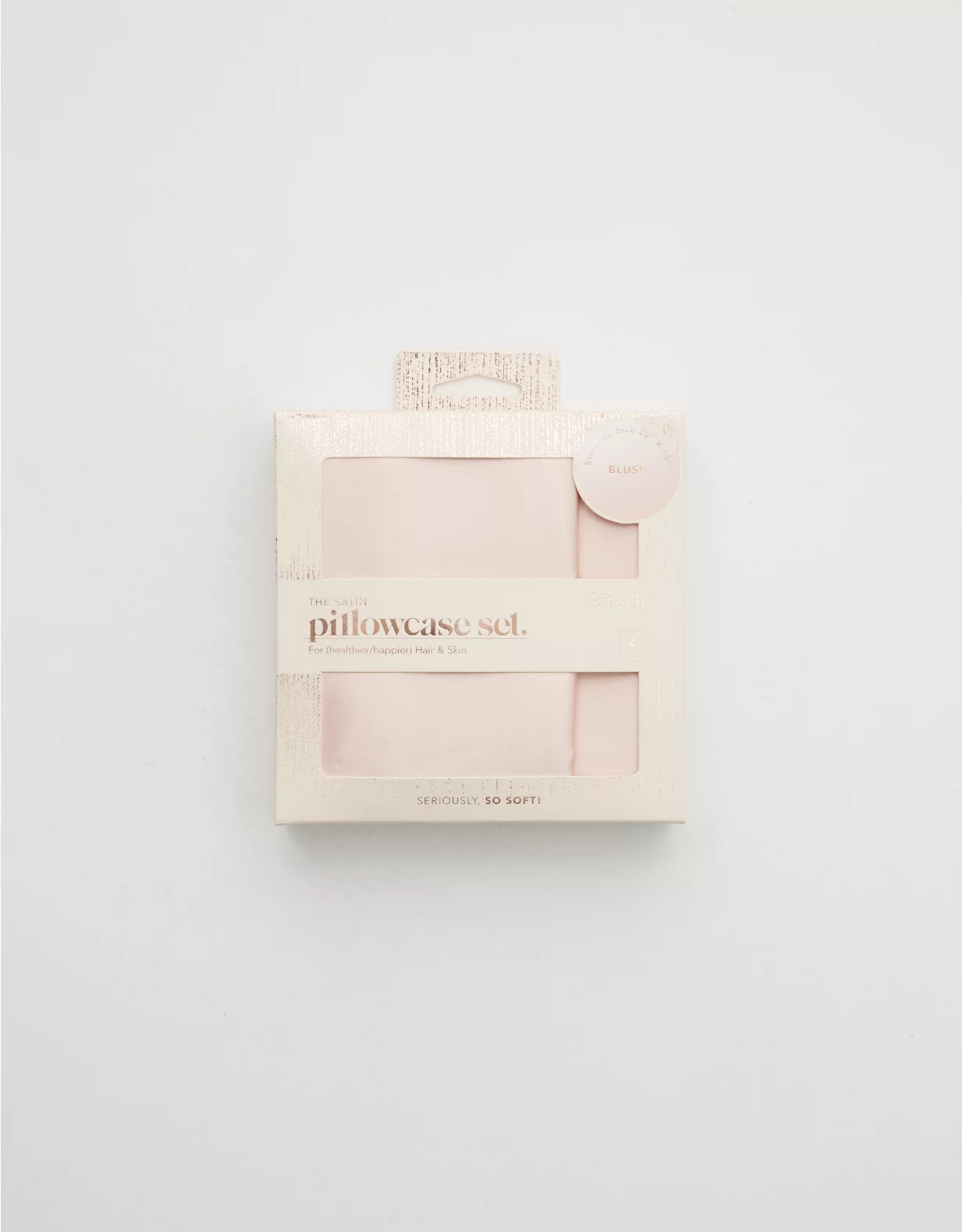 Aerie Kitsch Satin Pillowcase 2-Pack 1 Aerie Kitsch Satin Pillowcase 2-Pack