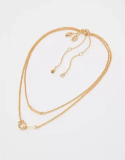 Aerie Lock Chain Necklace Pack