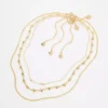 Aerie Dainty Heart And Pearl Necklace Pack