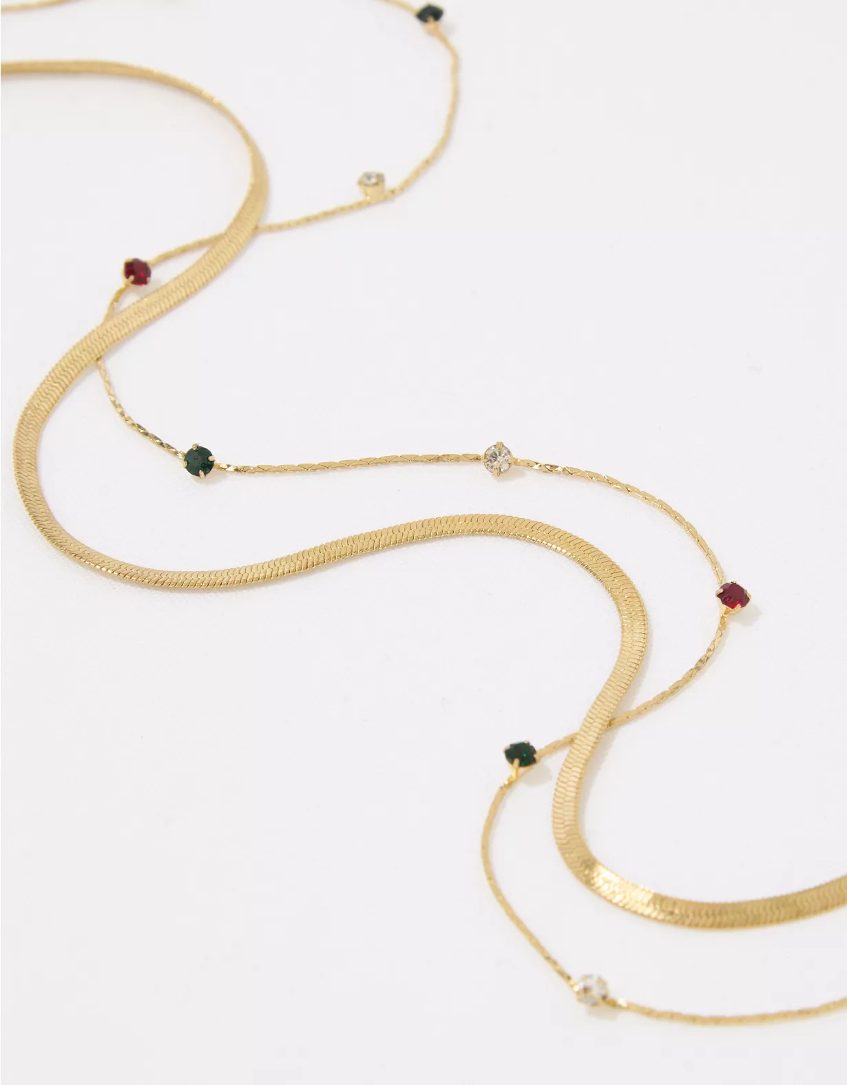 Aerie Stone Setting Drop Necklace Pack 2 Aerie Stone Setting Drop Necklace Pack - Image 2