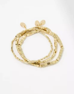 Aerie Square Bead Stretch Bracelet Pack