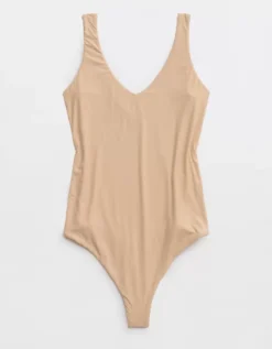 Aerie SMOOTHEZ Plunge Bodysuit -Outlet Aerie Chic Store 1695 3798 153 f