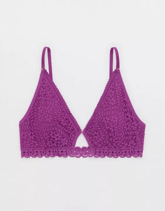 Aerie Show Off Cozy Lace Padded Bralette 3 Aerie Show Off Cozy Lace Padded Bralette - Image 3