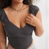 Aerie Woven Corset Top