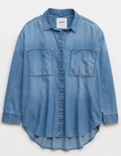 Aerie Anytime Fave Shirt 5 Aerie Anytime Fave Shirt -Outlet Aerie Chic Store 1783 3181 936 f