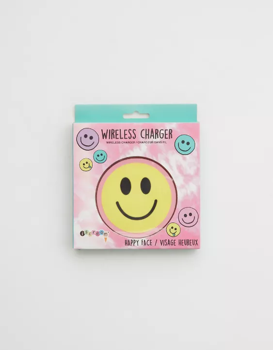 Aerie Iscream Smiley Face Wireless Charger 2 Aerie Iscream Smiley Face Wireless Charger - Image 2