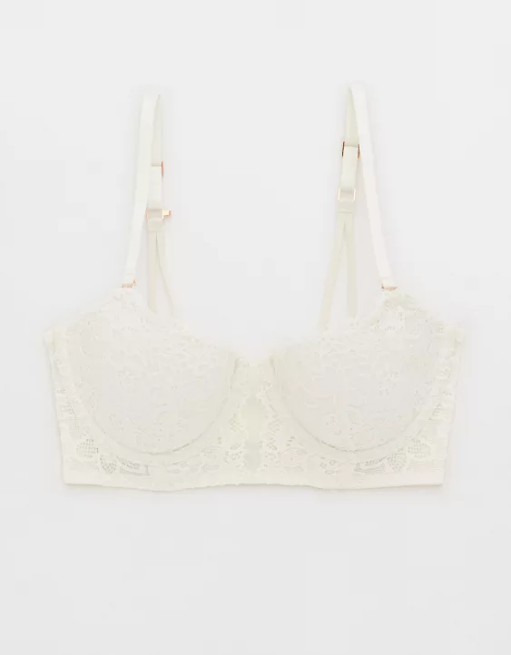 Aerie Show Off Balconette Eyelash Lace Bra 3 Aerie Show Off Balconette Eyelash Lace Bra - Image 3
