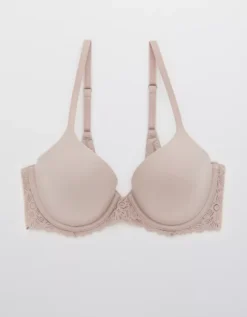 Aerie Sunnie Full Coverage Lightly Lined Blossom Lace Trim Bra -Outlet Aerie Chic Store 9792 8342 121 f